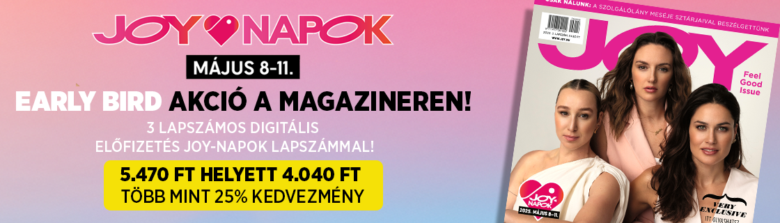JOY napk Ealy bird 2025 tavasz